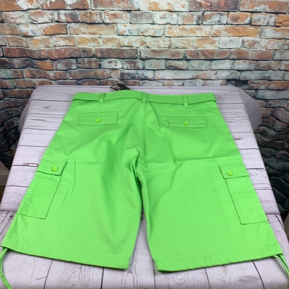 SE 06 New Nation Shorts | Se New Nation Se6 Lime Green Cargo Shorts Sz 44 | Poshmark